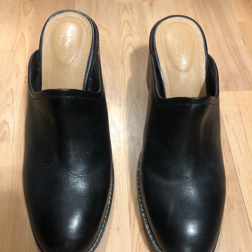 Hush Puppies Bounce Heeled Clog size 10
